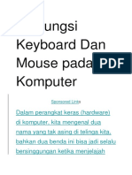 14 Fungsi Keyboard Dan Mouse Pada Komputer