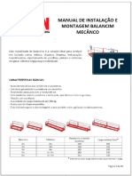Manual de Instalação e Montagem Balancim Mecânico PDF