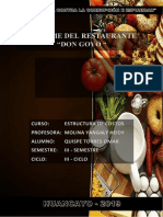 Informe Restaurante