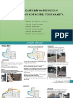 Analisa Kawasan Permukiman Keluarahan Prenggan, Kotagede, Yogyakarta