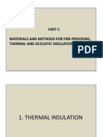 Thermal Insulation, Sound Insulation and Fire