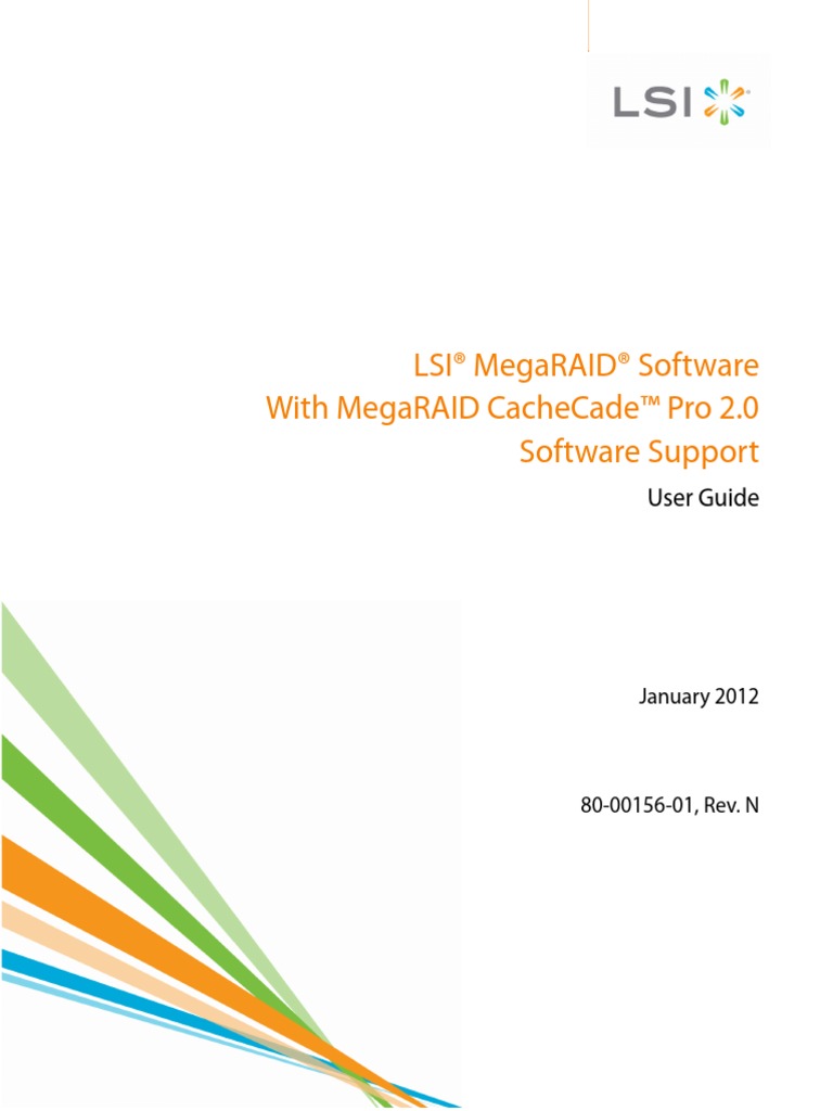 Megaraid Cachecade User Guide | PDF | Computer Architecture | Computer Data