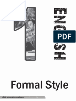 Formal vs informal letter styles