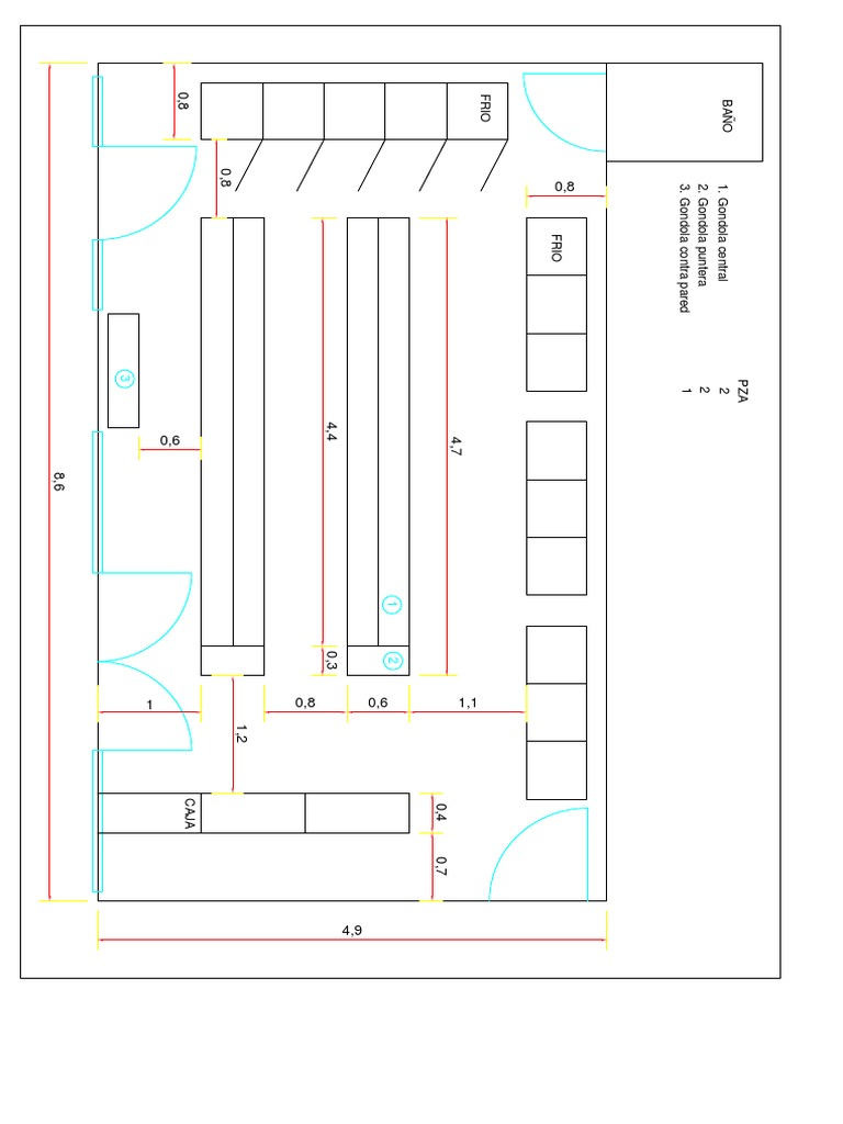 Minimarket Layout Plan and Design | PDF