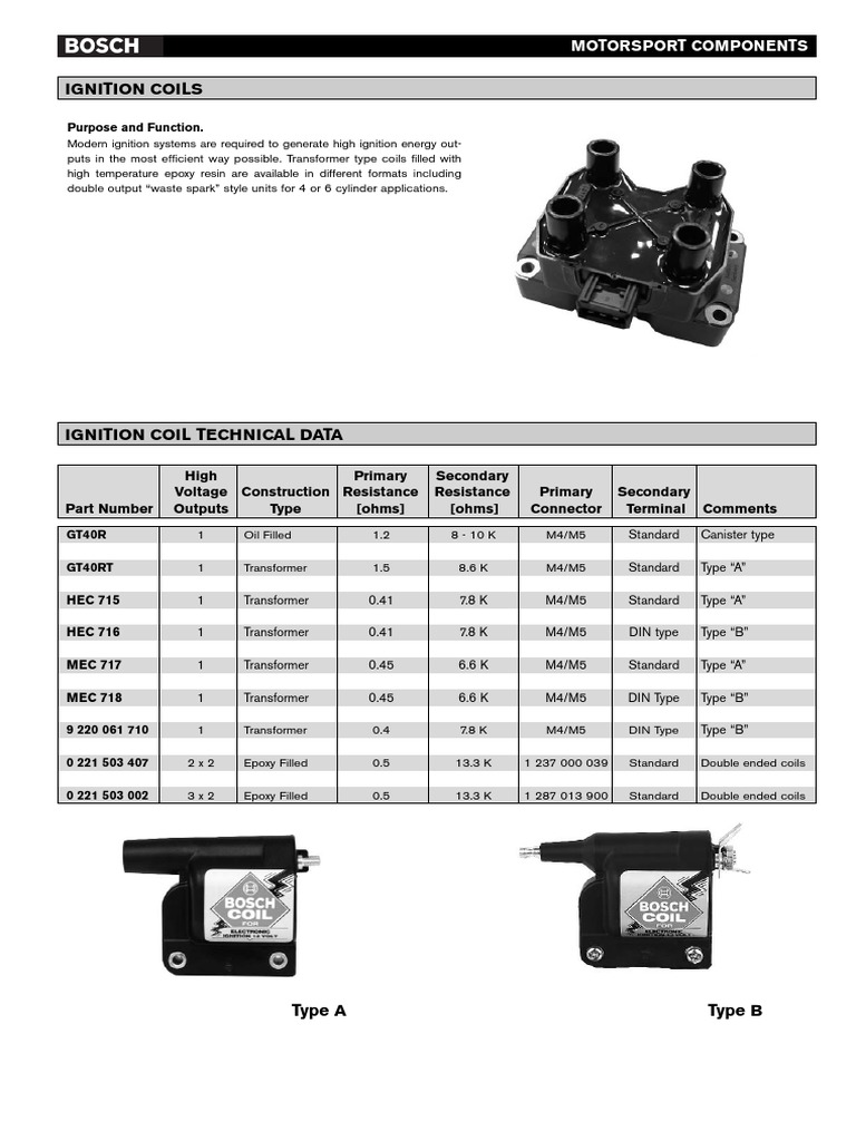 Ignition Coils PDF PDF Ignition System Distributor
