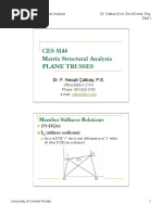 CES 5144 3. Plane Trusses PDF