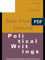 Lyotard - Political - Writings