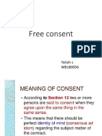 Free Consent Yatish