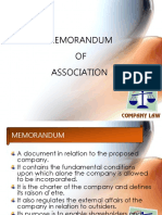 Memorandum,Articles and Prospectus