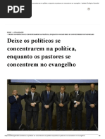 Deixe os políticos se concentrarem na política, enquanto os pastores se concentrem no evangelho - Instituto Teológico Gamaliel.pdf