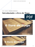 Introduzindo - o Livro de Tiago - Instituto Teológico Gamaliel PDF