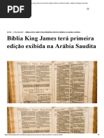Bíblia King James terá primeira edição exibida na Arábia Saudita - Instituto Teológico Gamaliel.pdf