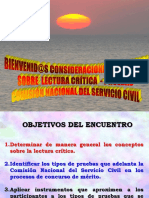 Presentacion Lectura Critica - 11 de Junio de 2019