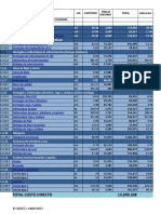 Costo Directo La Foresta 18 - 12