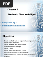 Chapter 3 Methods Object ForStudent