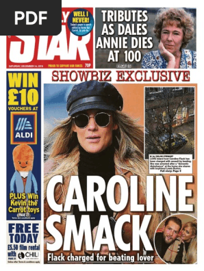 Daily Star 14 Dec 2019 National Health Service Newspapers