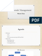 Materials Management-Master Data