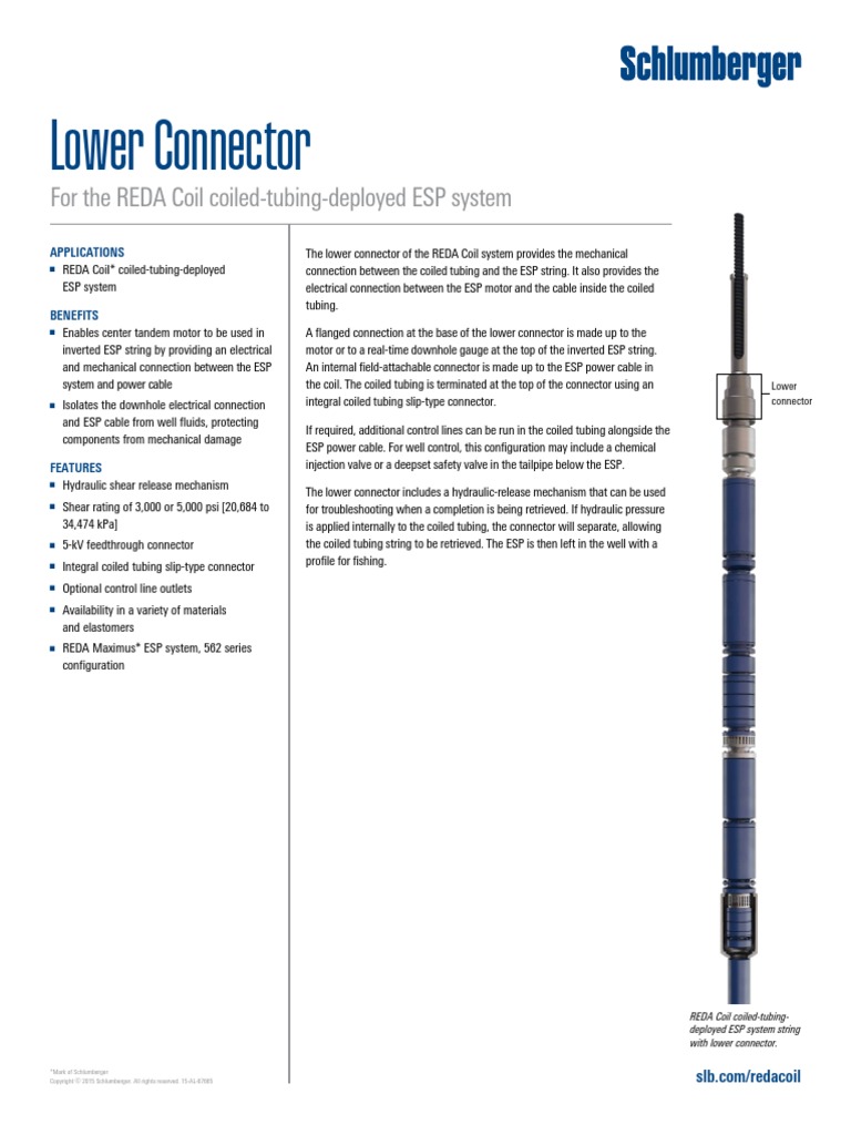Redacoil Lower Connector Ps | PDF | Electrical Connector | Pipe (Fluid ...
