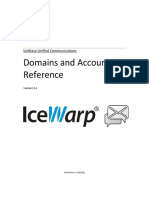 IceWarp Unified Communications Domains and Accounts Reference Guide