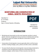Monitoring and Conservation of Animal Genetic Resources | PDF | Population  | Risk