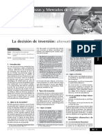 Las Decisiones de Inversion Alternativas y Criterios Mayo PDF