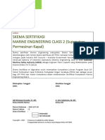 Skema Marine Engineering Class 2 (Supervisor Permesinan Kapal)