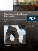 [Gorgias Studies in Classical and Late Antiquity 2] Seth Kendall - The Struggle for Roman Citizenship_ Romans, Allies, And the Wars of 91–77 BCE (2013, Gorgias Press)