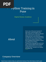 Digital Dnyan Academy - Best Python Training in Pune - Join Us Today