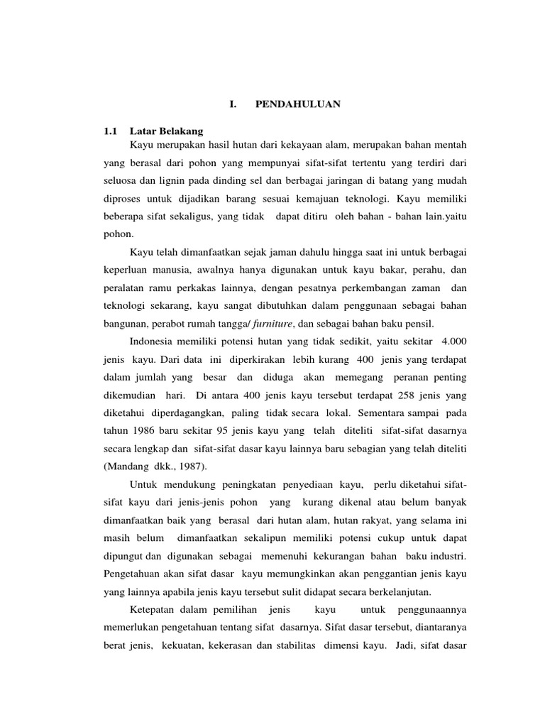 Sifat Dasar Kayu Tumih (Combretocarpus) | PDF | Griya & Taman ...
