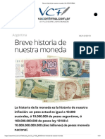 Breve Historia de Nuestra Moneda _ VA CON FIRMA