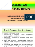 Pengambilan Keputusan Bisnis