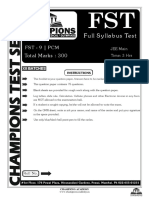 FST-9 PCM Paper PDF