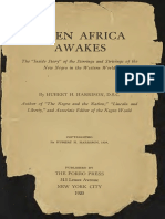 Hubert H. Harrison When Africa Awakes