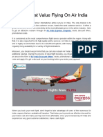 Get The Best Value Flying On Air India