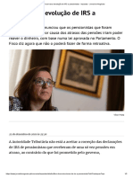 Fisco Trava Devolução de IRS a Pensionistas - Impostos - Jornal de Negócios