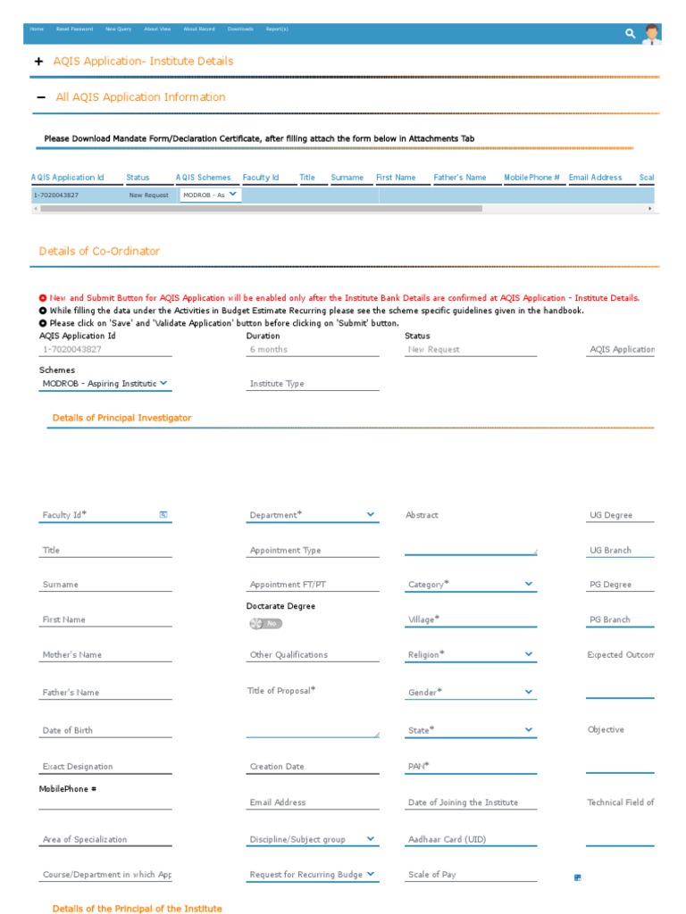 MODROB AQIS Application Guide 2025 | PDF | Government | Business