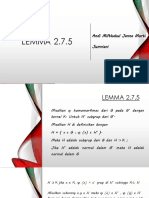 Struktur Aljabar Lemma 2.7.5