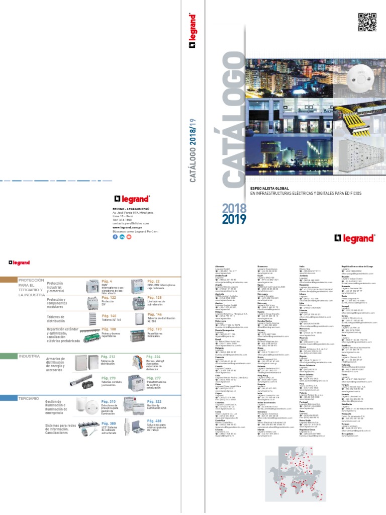 Catalogo Legrand Ingeniería Electrónica Industrias