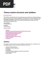 MRCPCH - Exam Structure and Syllabus