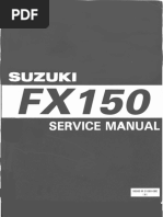 GSX150 Service Manual Overview | PDF | Ignition System | Motor Oil