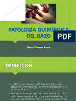 Patologia Quirurgica Del Bazo