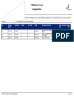 Equipment List 101-M-007 PDF