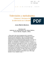 25 - martin barbero Television y melodrama.pdf
