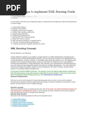 10 Simple Steps to Implement XML Bursting Guide