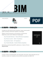 GT BIM: Cenário atual e interesses dos profissionais sobre BIM no RS