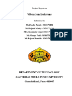 Project Report on Vibration Isolators