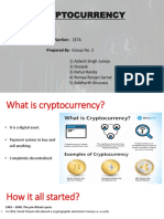 CRYPTOCURRENCY: A DECENTRALIZED DIGITAL CURRENCY