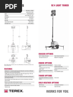 Genie RL4 LIGHT TOWER Torres de Iluminacion Terex