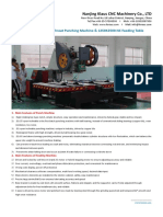 J21-110T 1250 Deep-Throat Punching Machine & 1250X2500 NC Feeding Table PDF