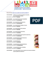 Programa Infantil PDF